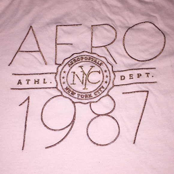 Girls Aeropostale shirt no stains - Picture 2 of 5